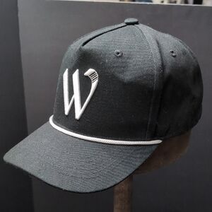 NHL J.P Wisers Men's Black Snapback Hat.